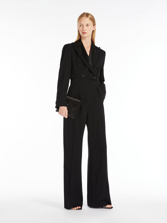 Granité stretch wool jumpsuit