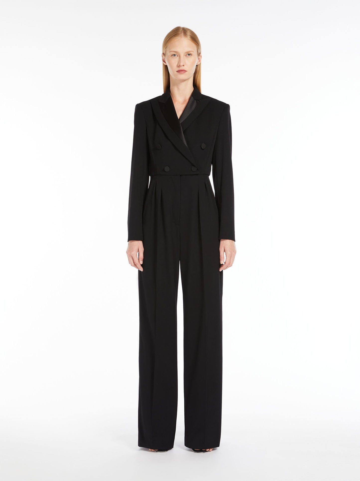 Granité stretch wool jumpsuit