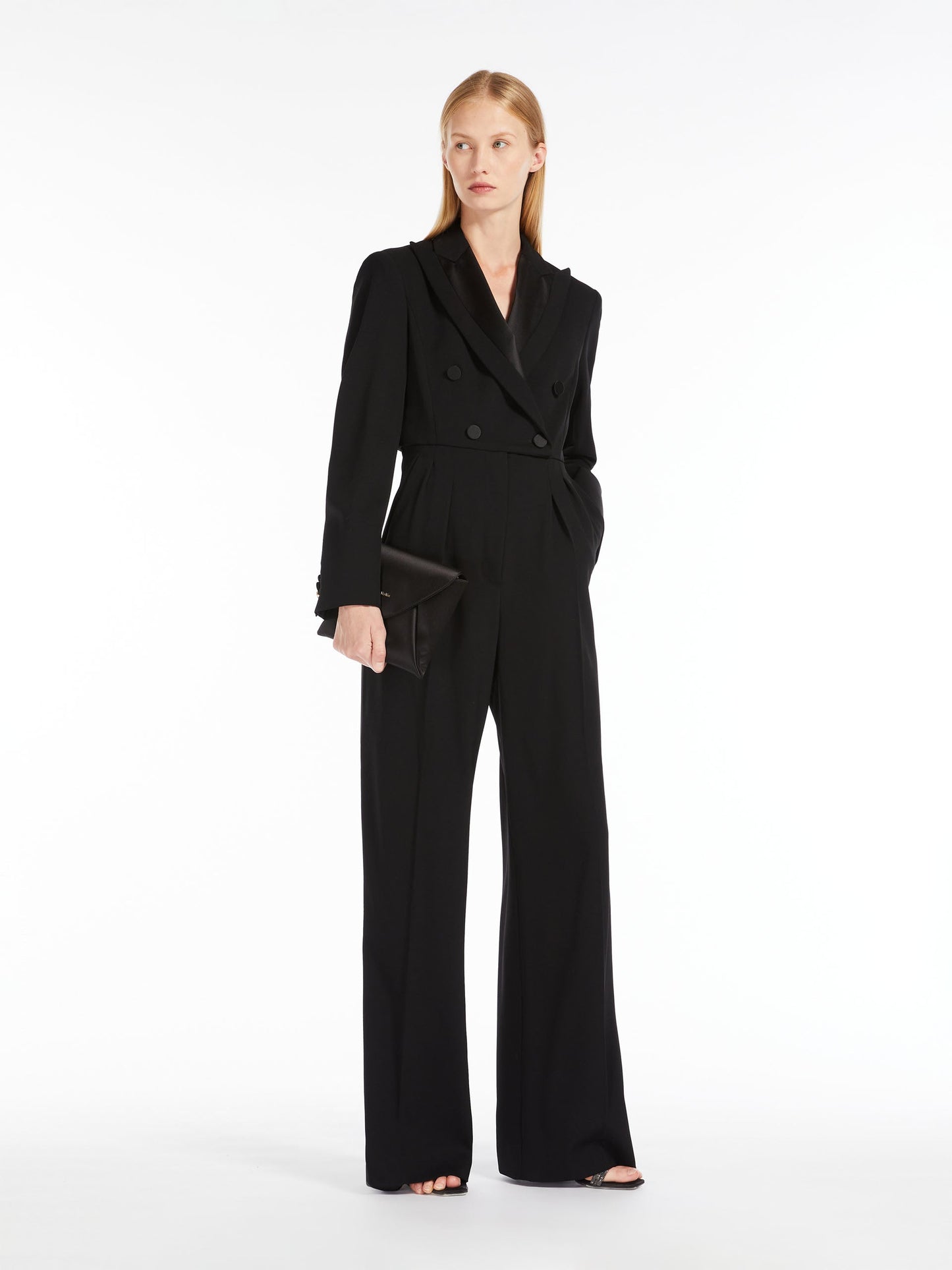 Granité stretch wool jumpsuit