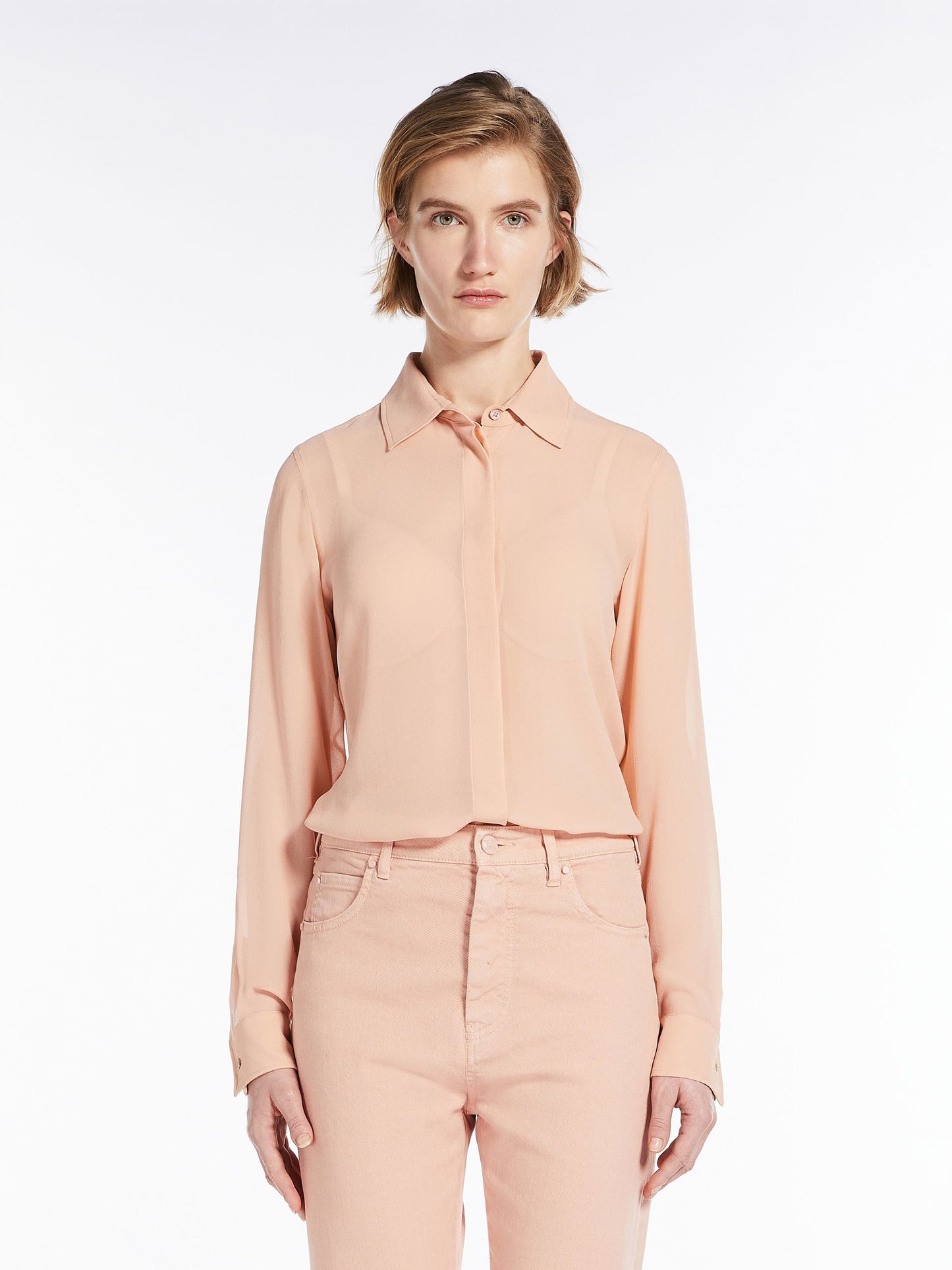 Silk georgette shirt