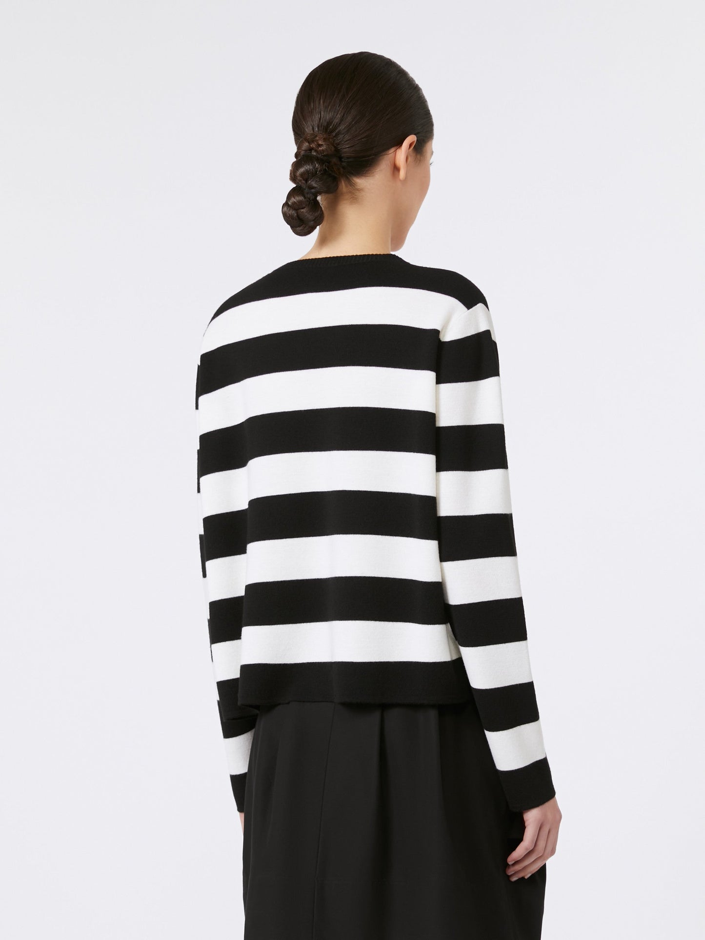 Embroidered wool sweater