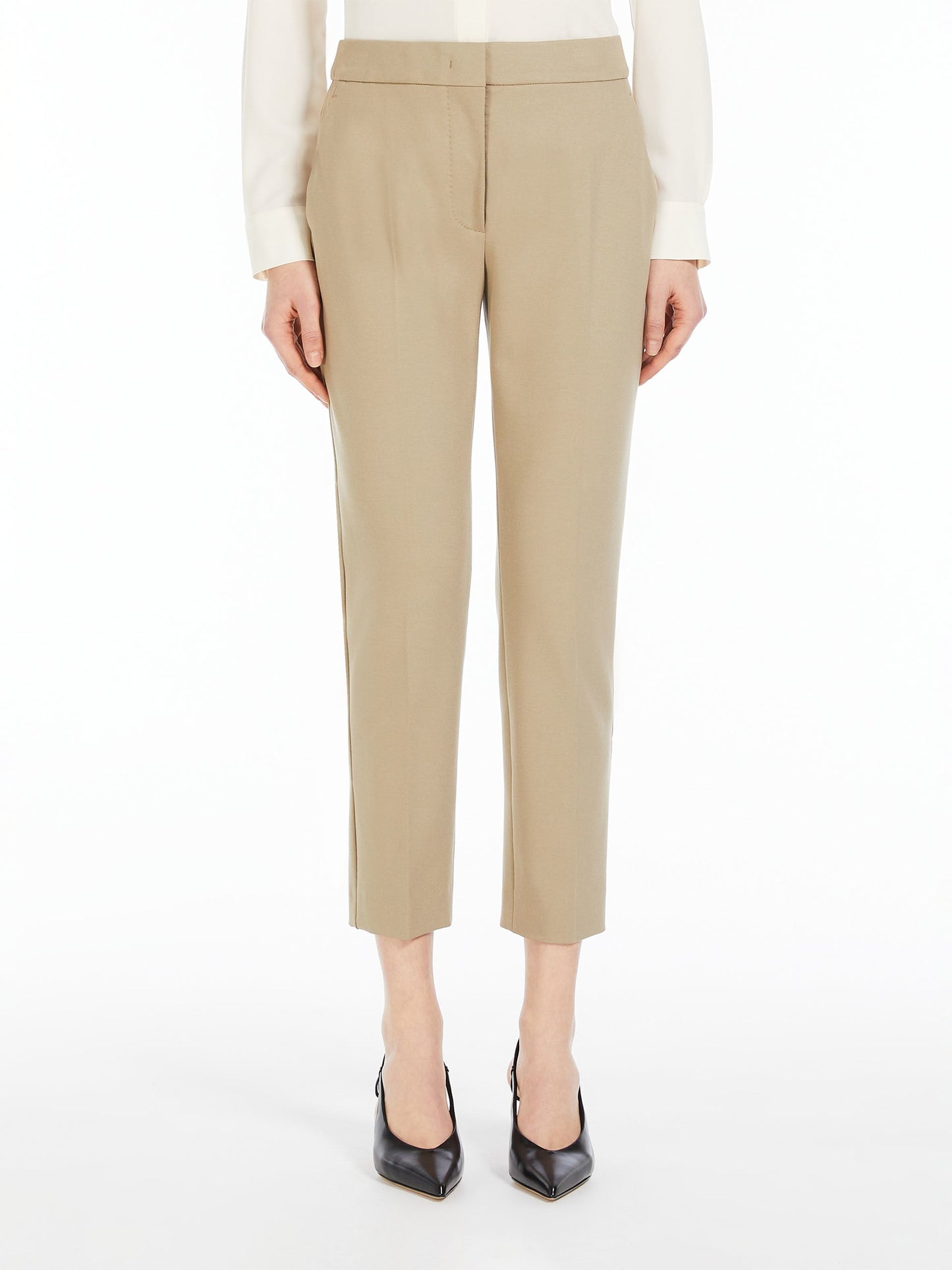 Viscose jersey trousers