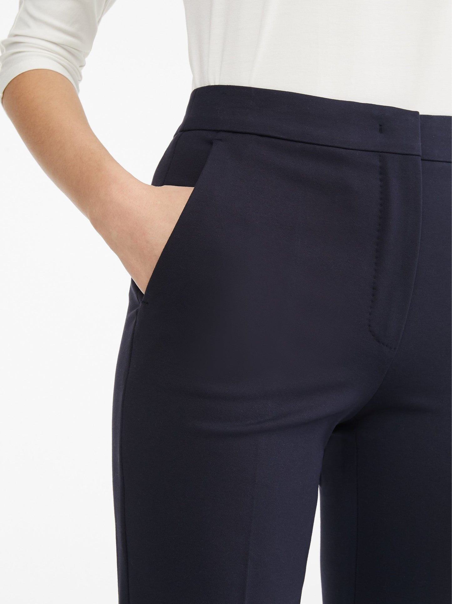 Viscose jersey trousers