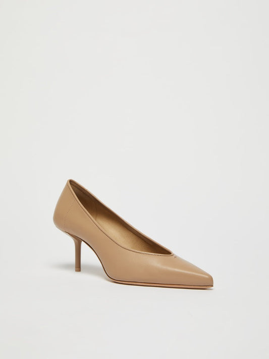 Nappa leather court shoes