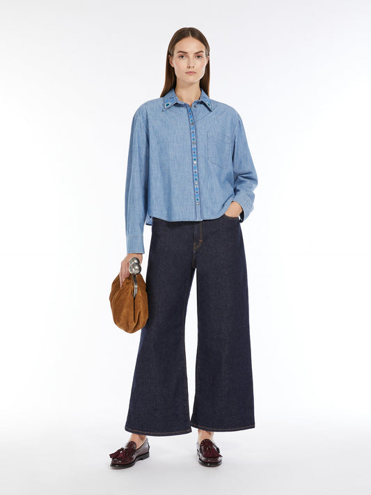 Cotton chambray shirt