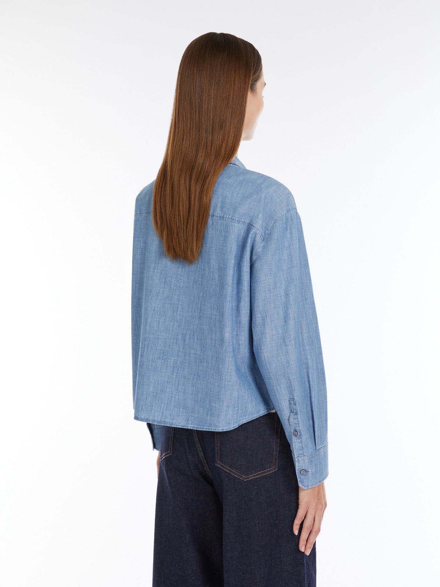 Cotton chambray shirt