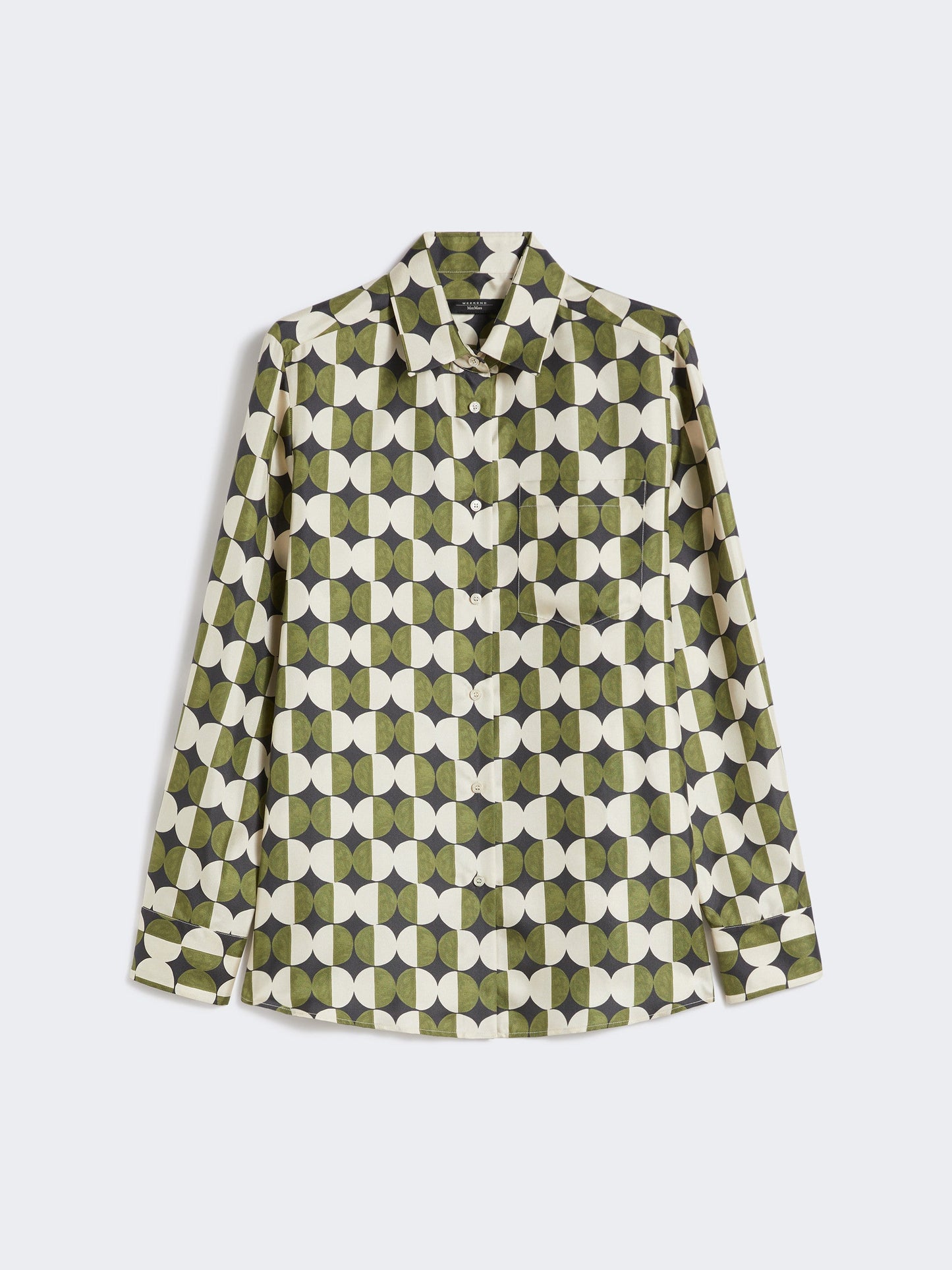 Printed twill shirt