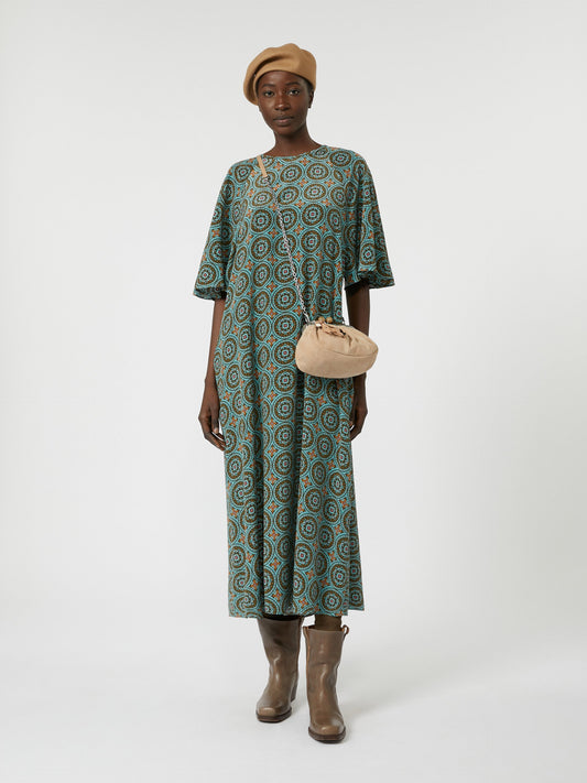 Silk crepe de chine dress