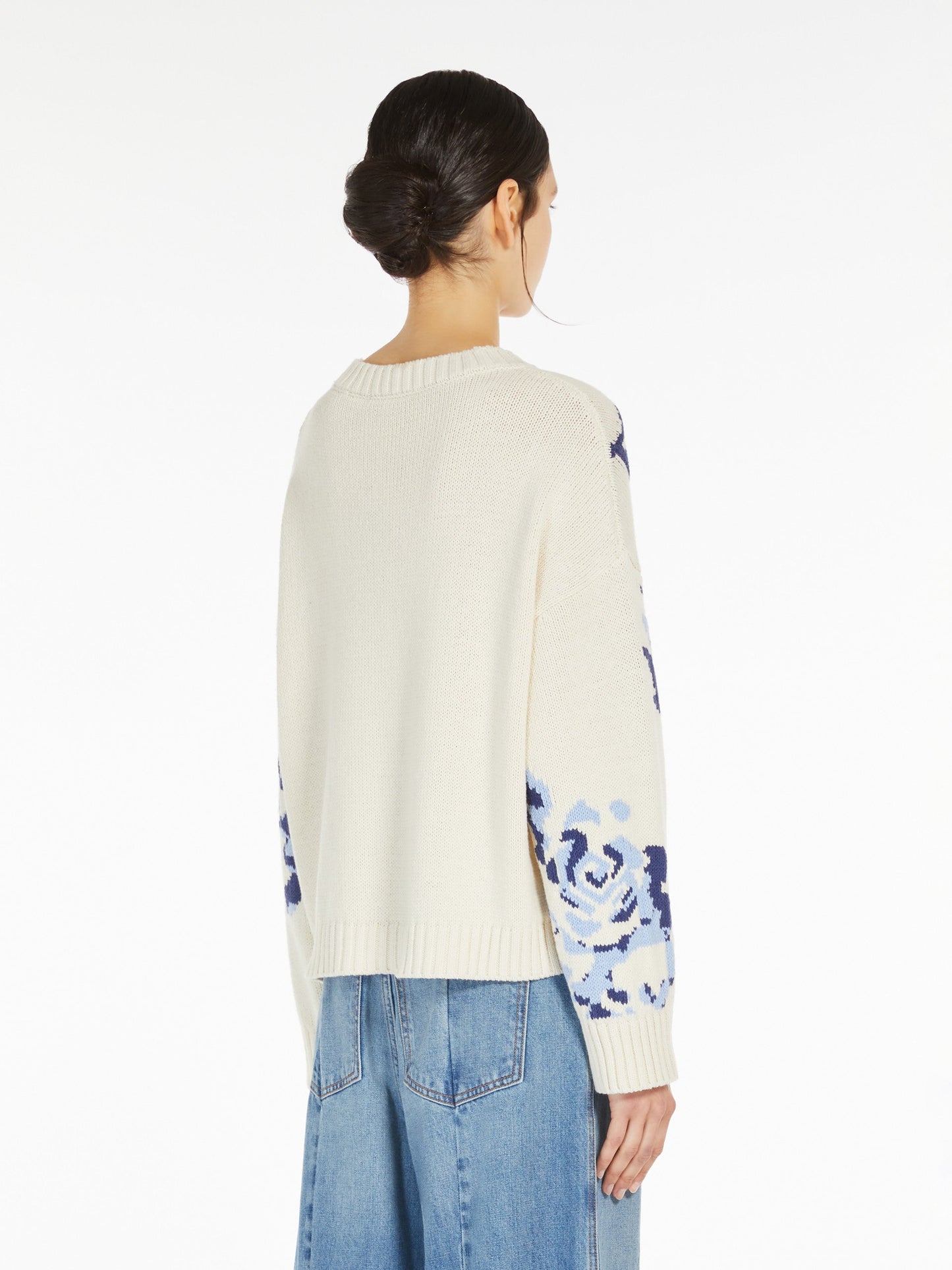 Patterned cotton yarn jumper