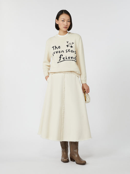 Cotton cordonnet sweater