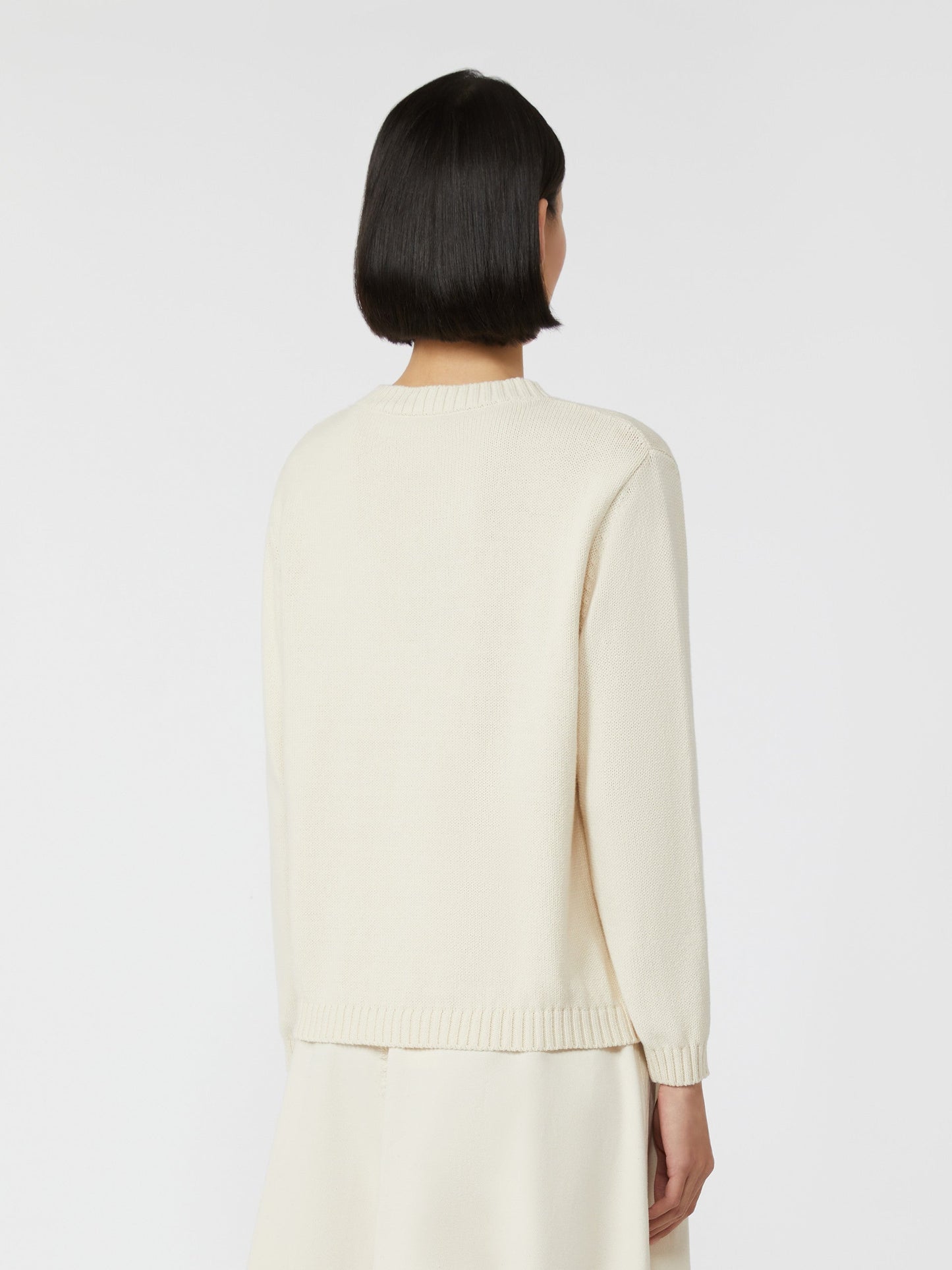 Cotton cordonnet sweater
