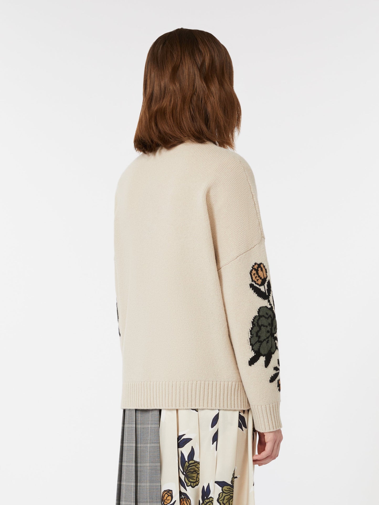 Wool knit oversized jumper