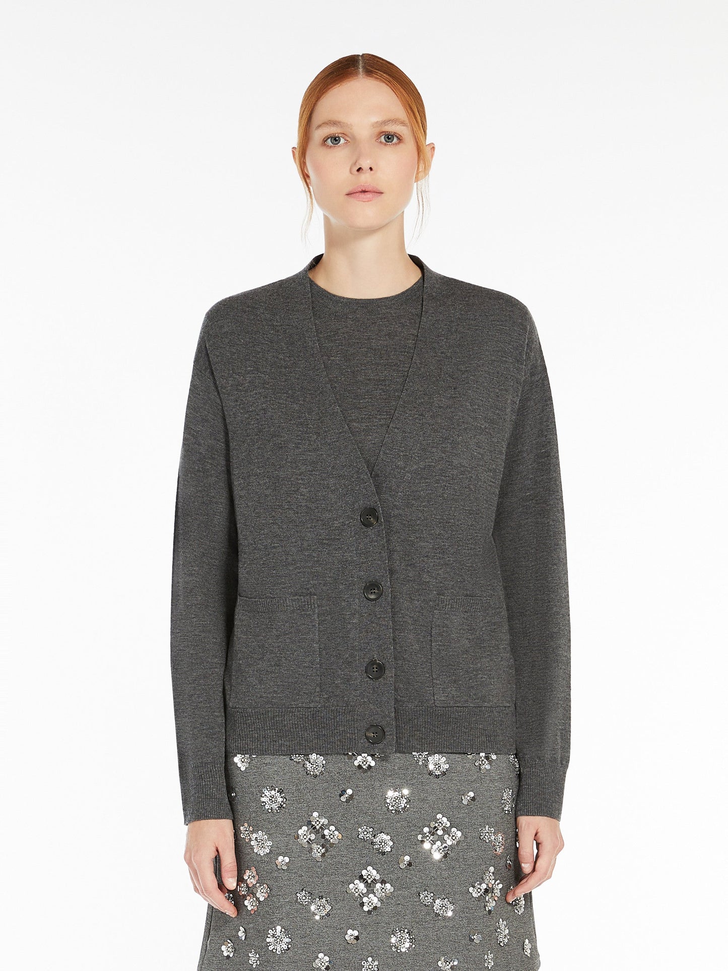 Wool and cashmere twin set