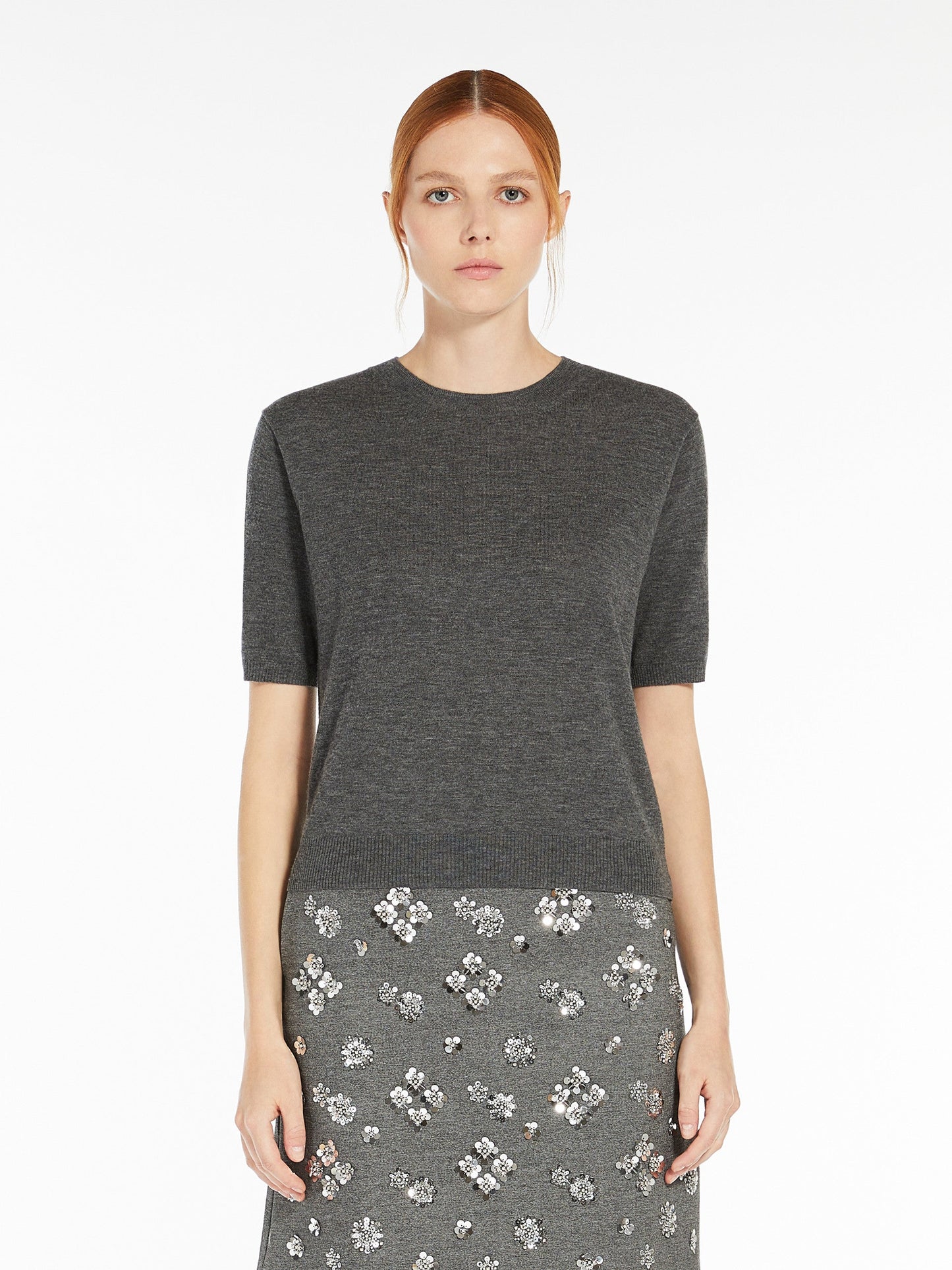Wool and cashmere twin set