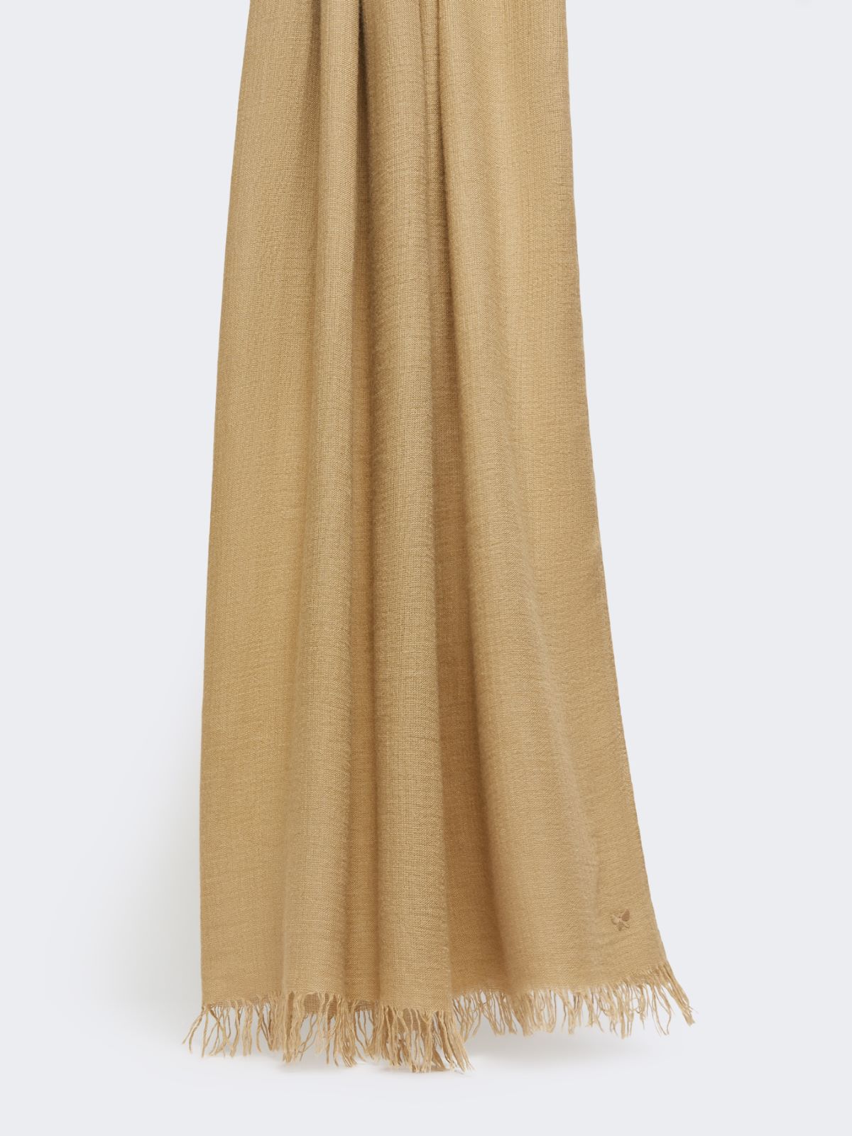 Viscose and cashmere shawl