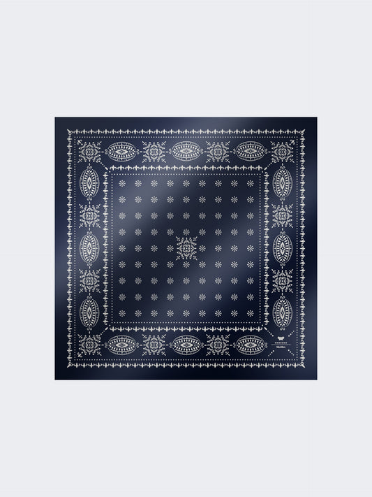 Printed silk scarf