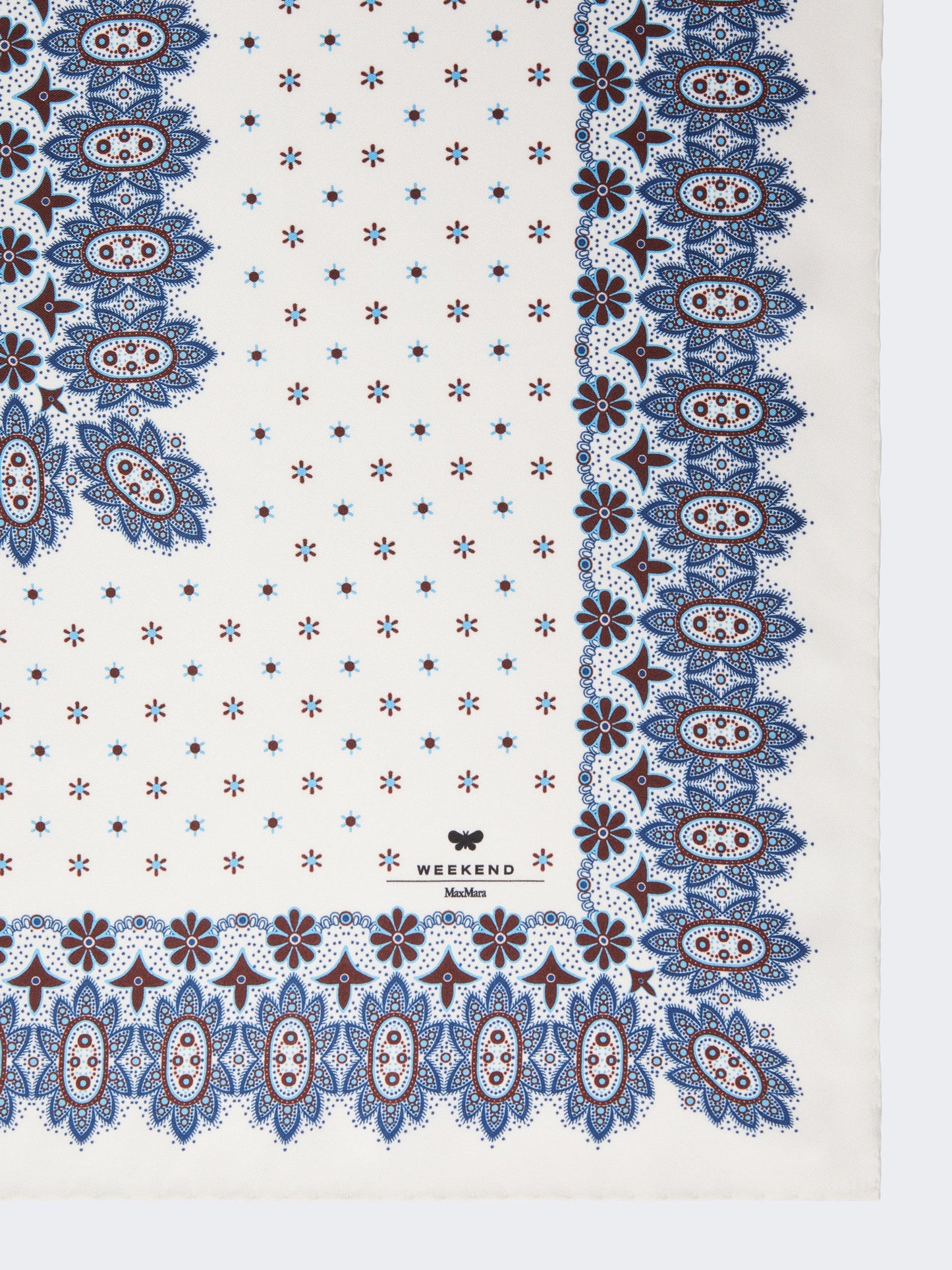 Printed twill pocket square