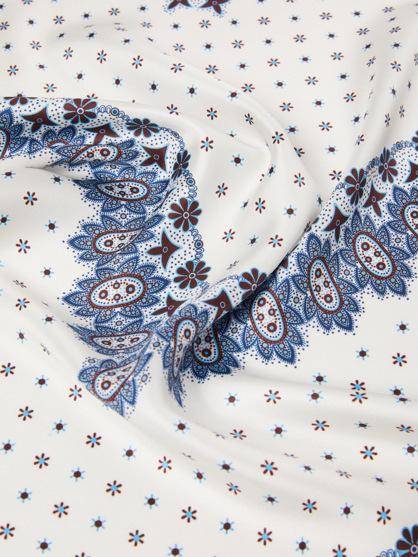 Printed twill pocket square