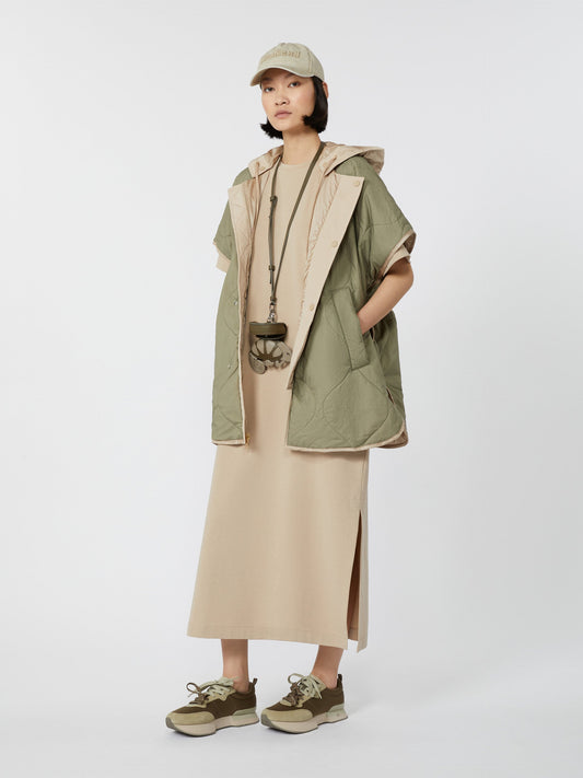 Milano-knit long jersey dress