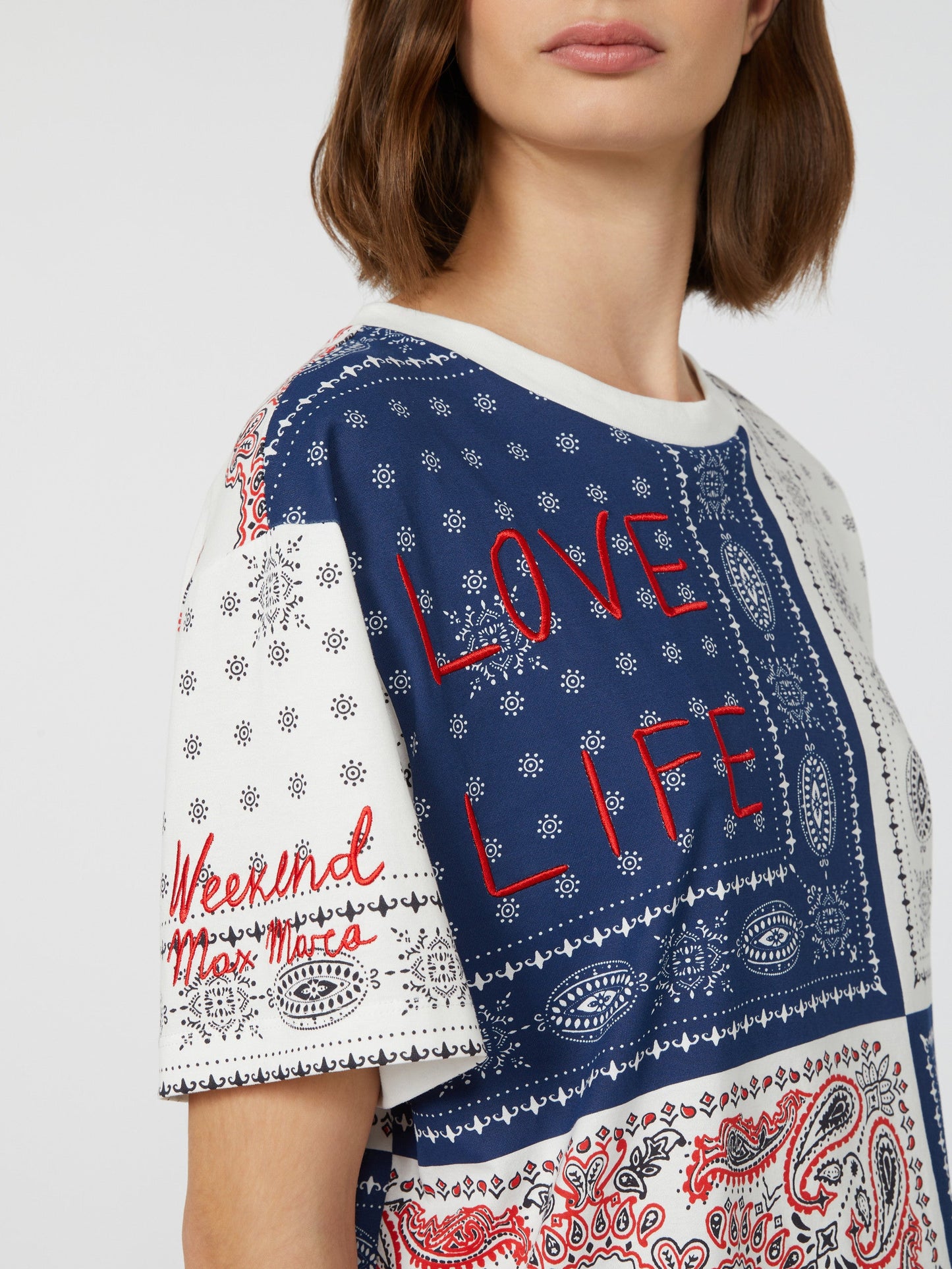 Printed organic cotton T-shirt