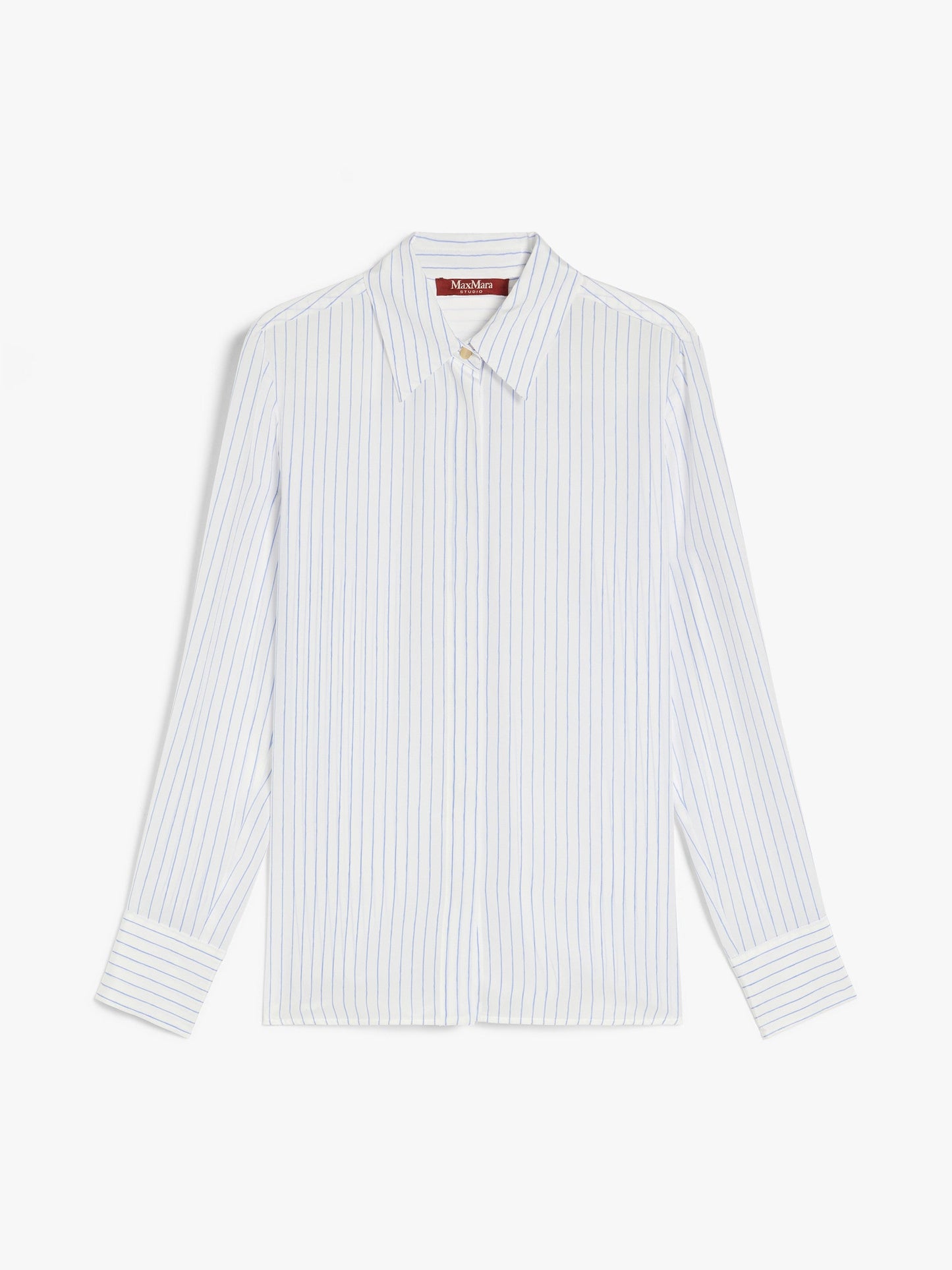 Printed crepe de chine shirt
