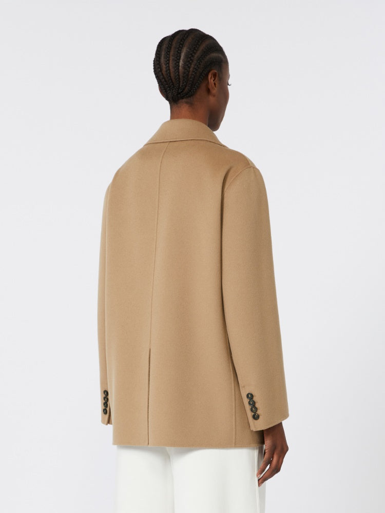 Double-breasted wool jacket