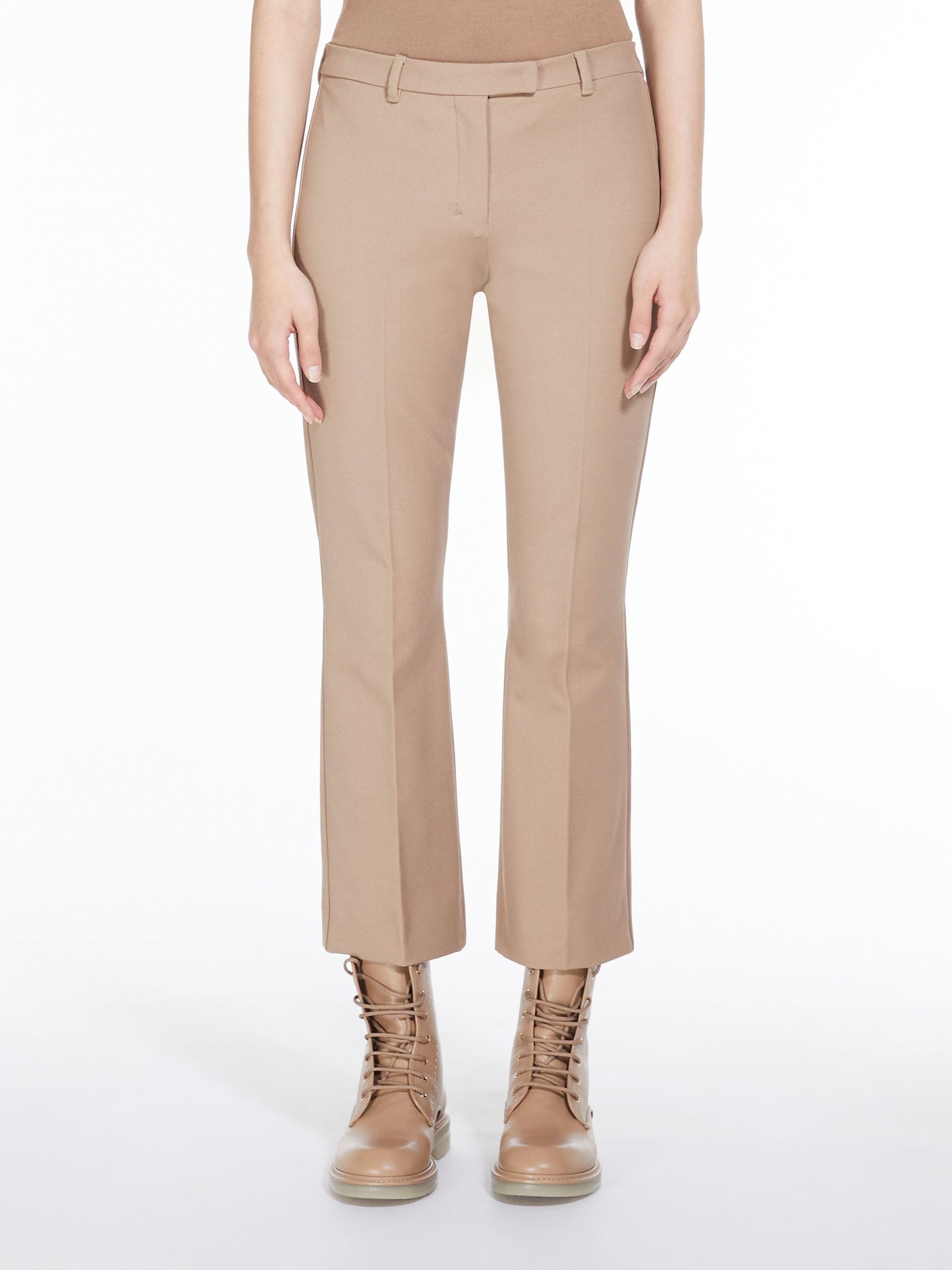 Cotton-blend trousers