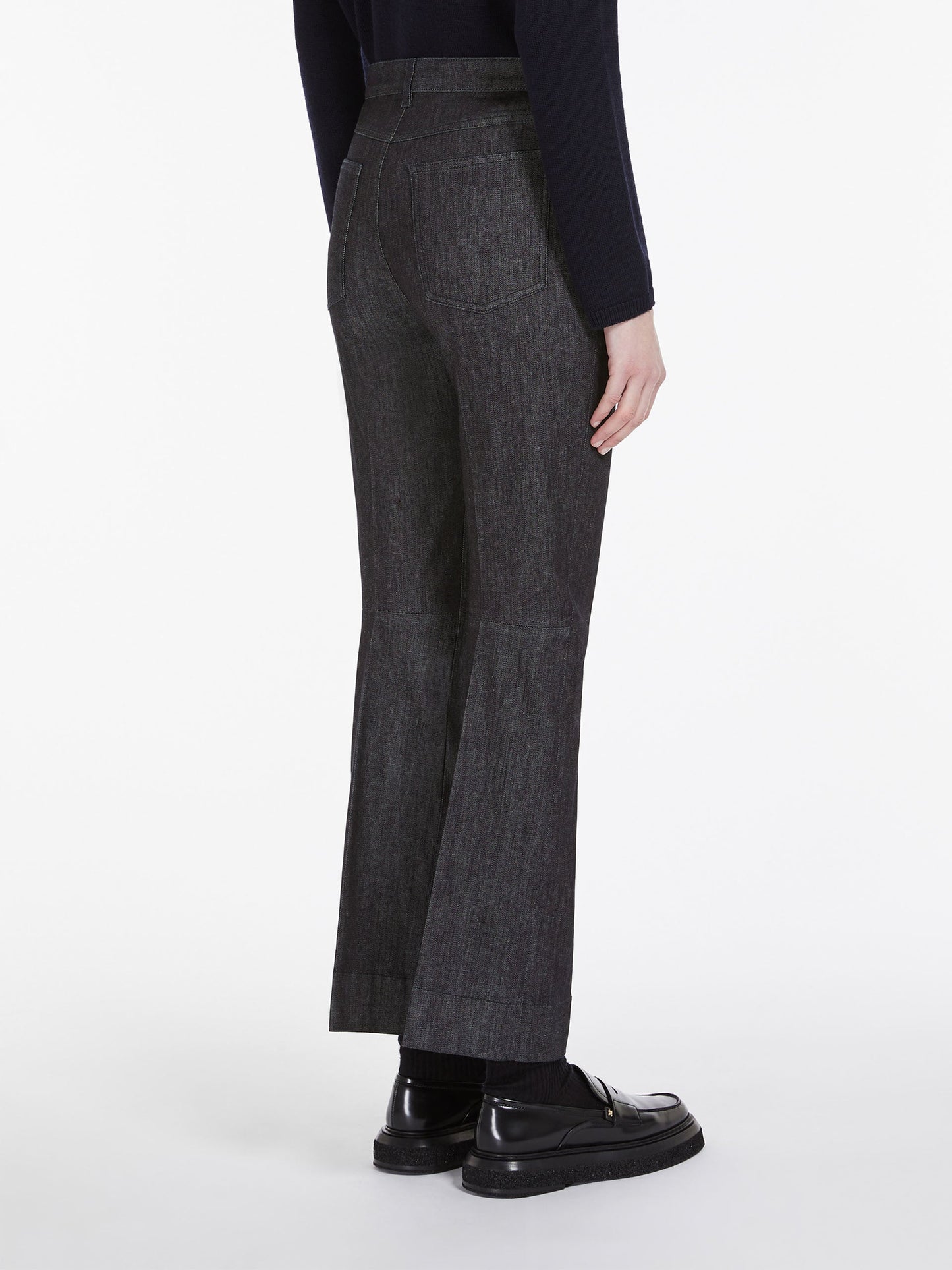 Slim denim trousers