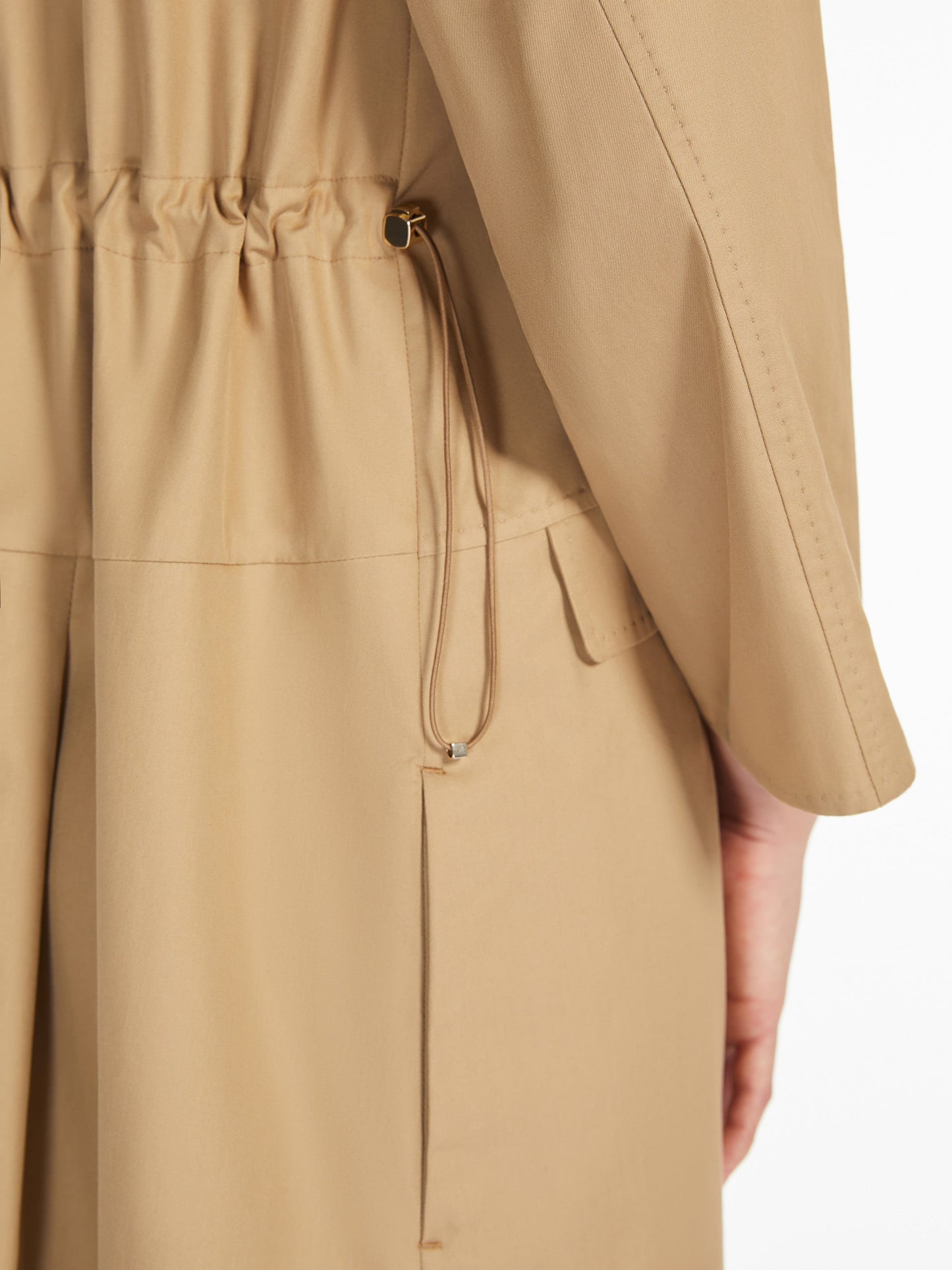 Loose cotton twill dress