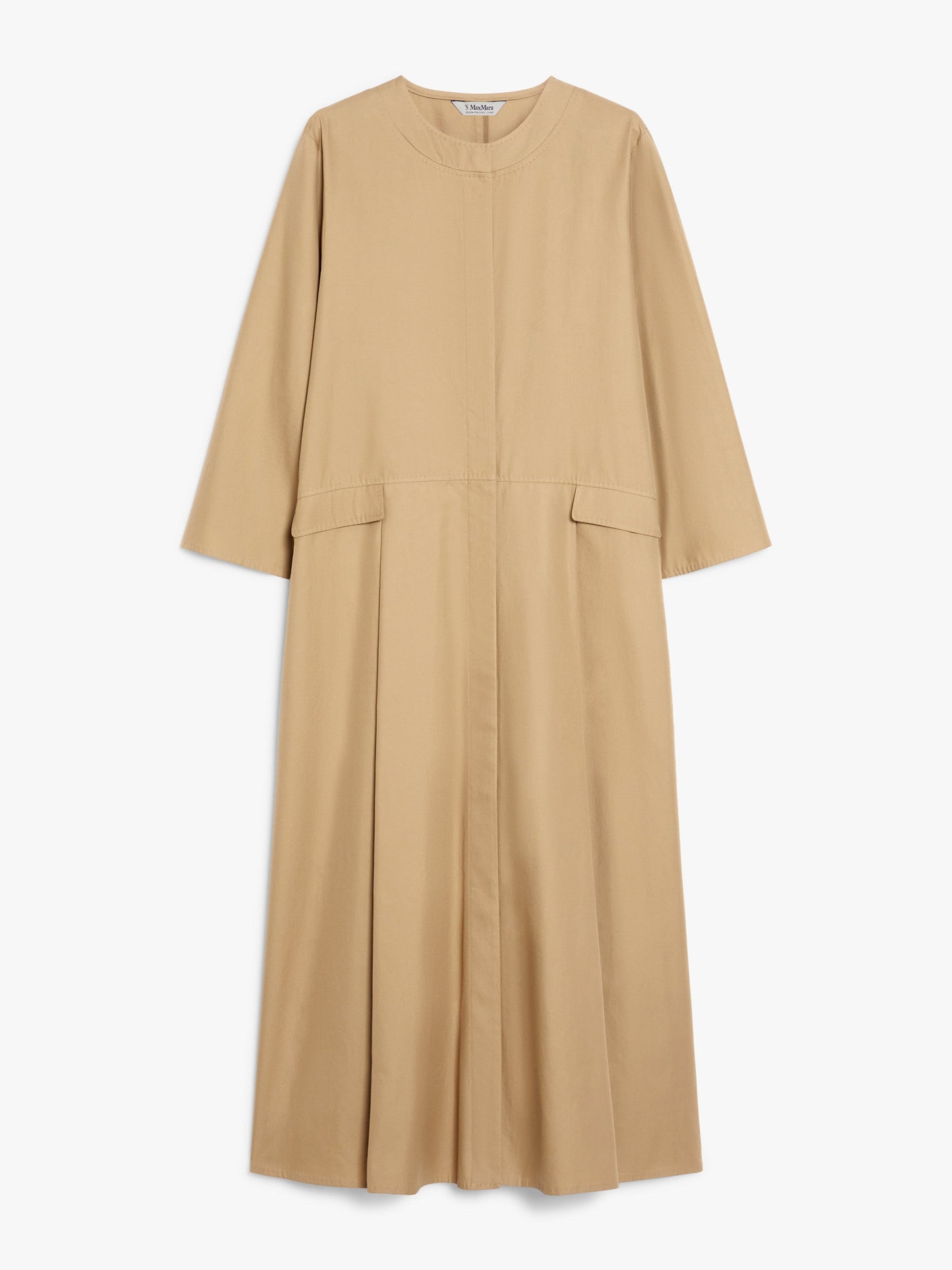 Loose cotton twill dress