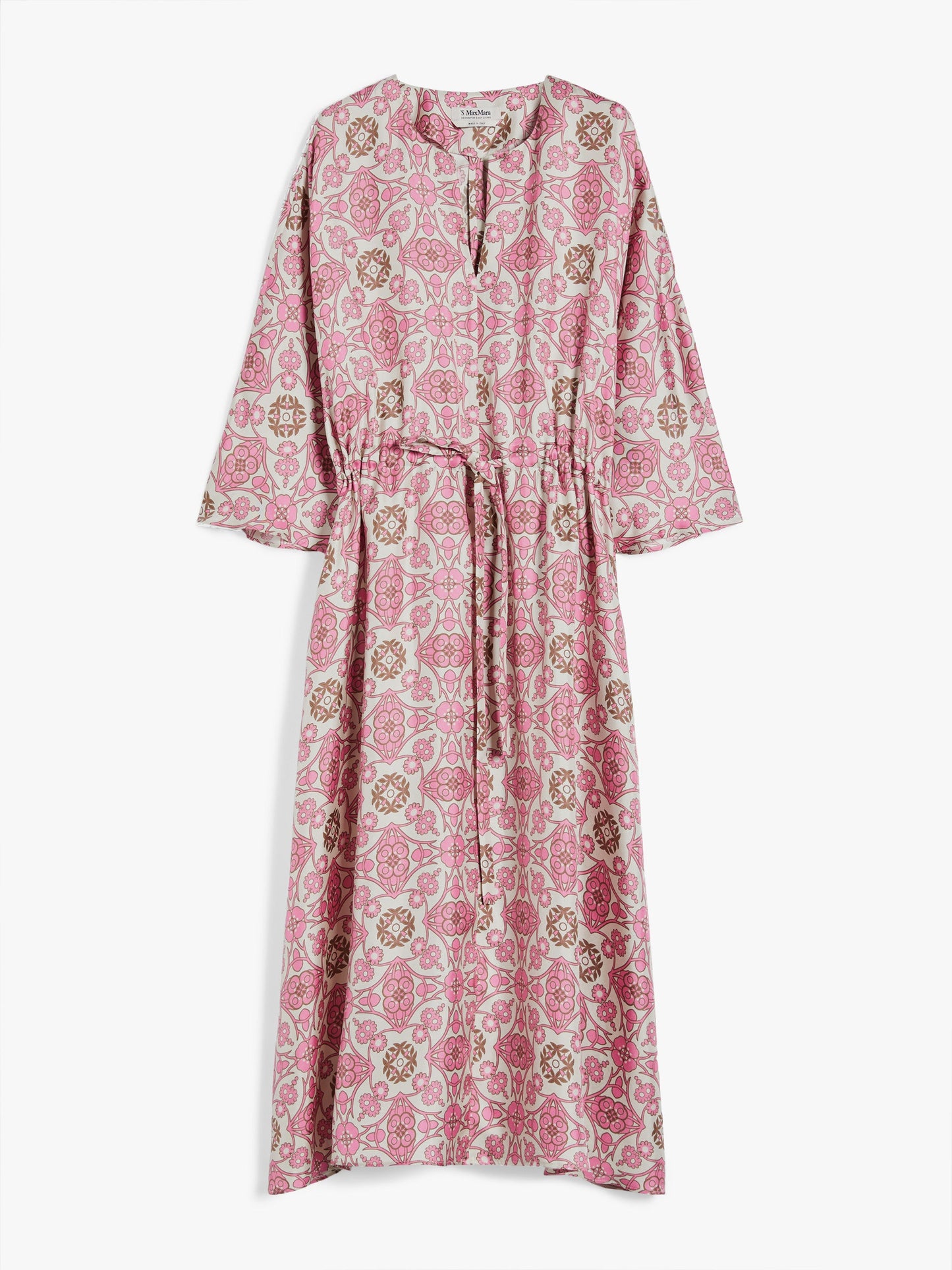 Printed twill dress