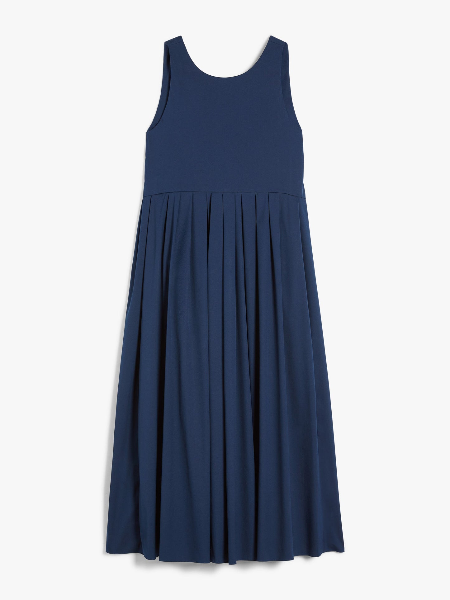 Sleeveless poplin dress