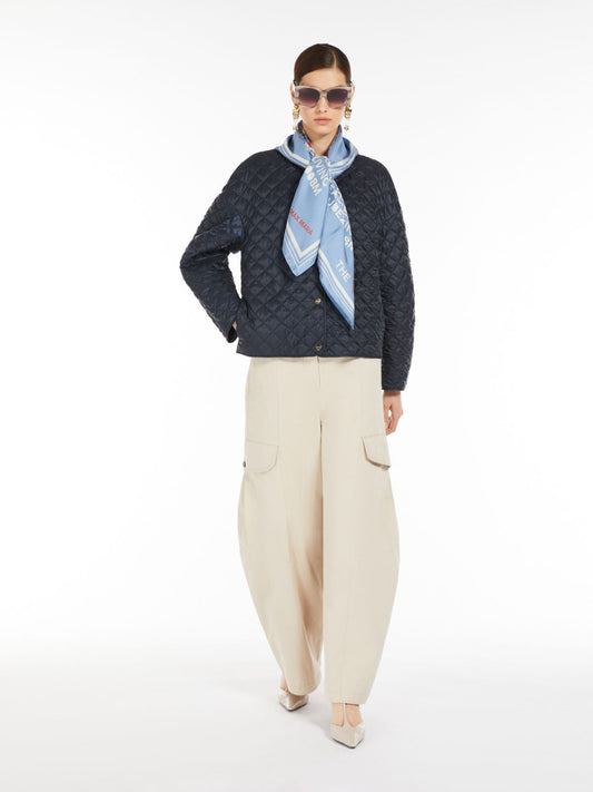 Padded jacket in water-repellent canvas