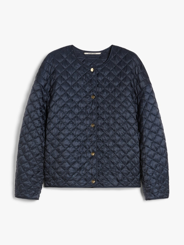 Padded jacket in water-repellent canvas