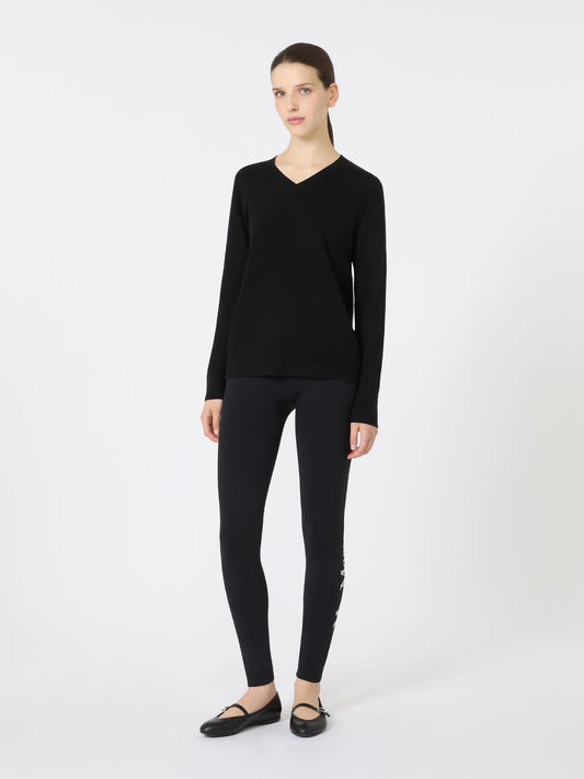 Stretch technical fabric leggings