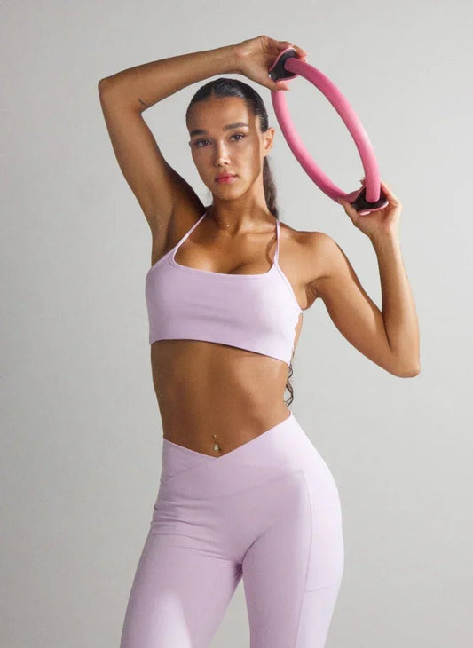 Backless Criss Cross Sportswear Set for Women