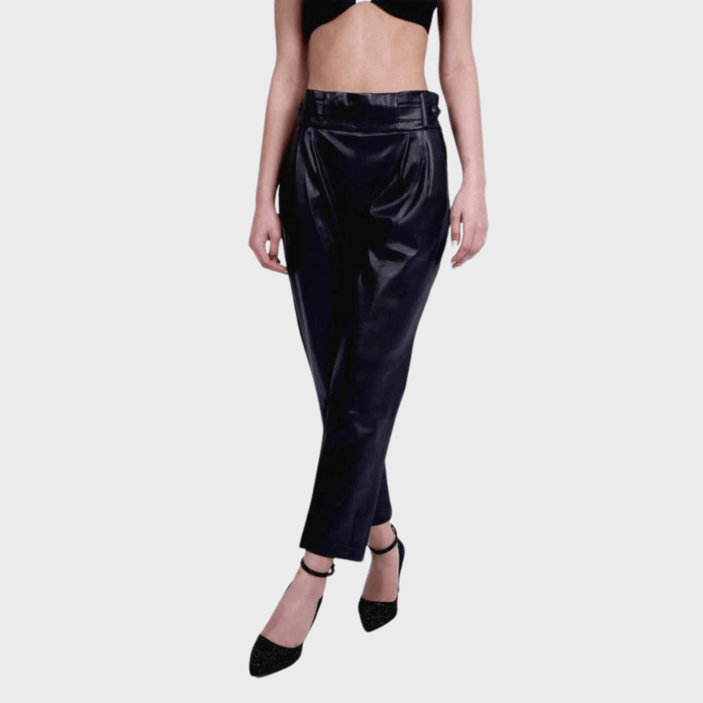 Black Leather Trouser – FM Signature Streetwear