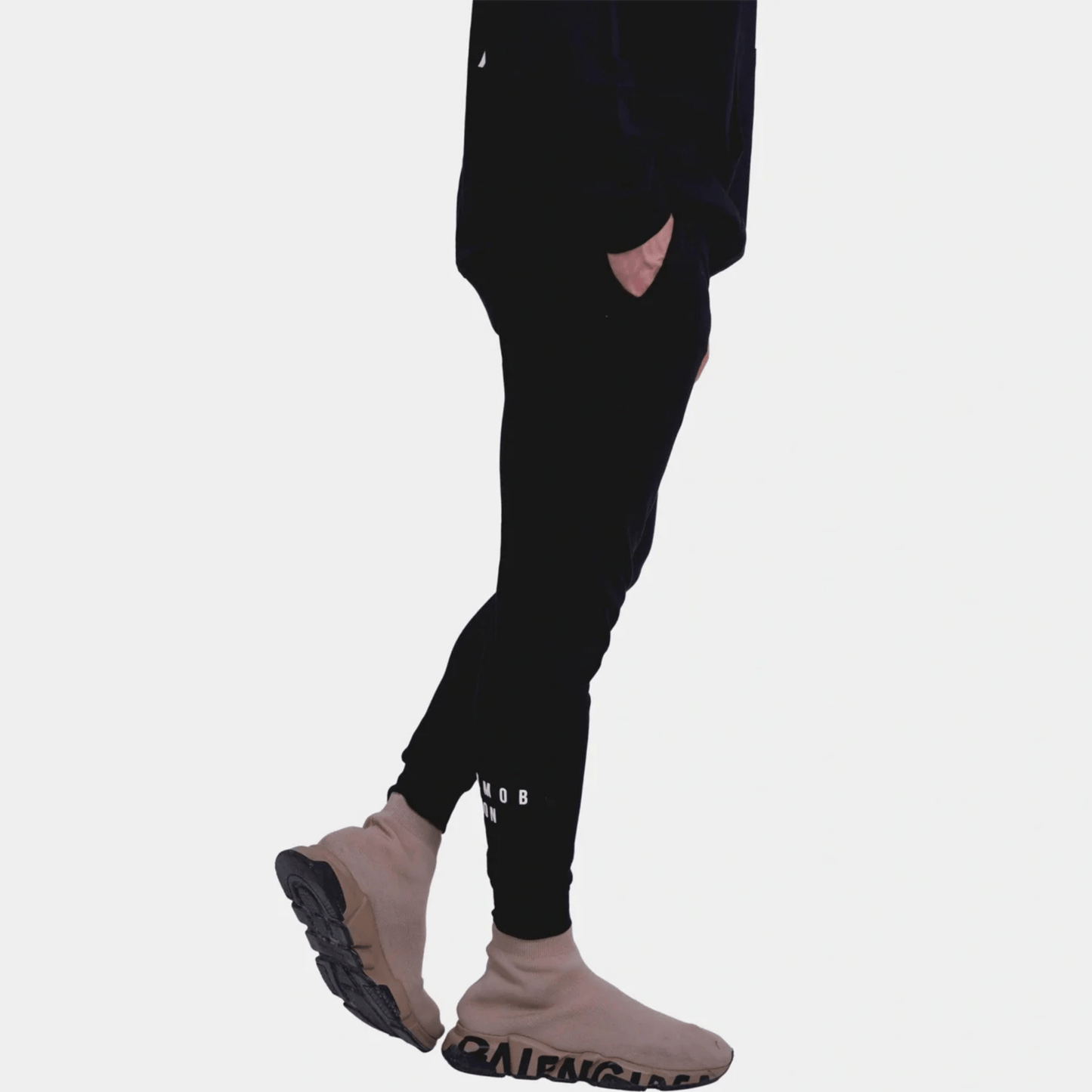 Black Ultra Soft Oversized Track Set – FM Signature Streetwear