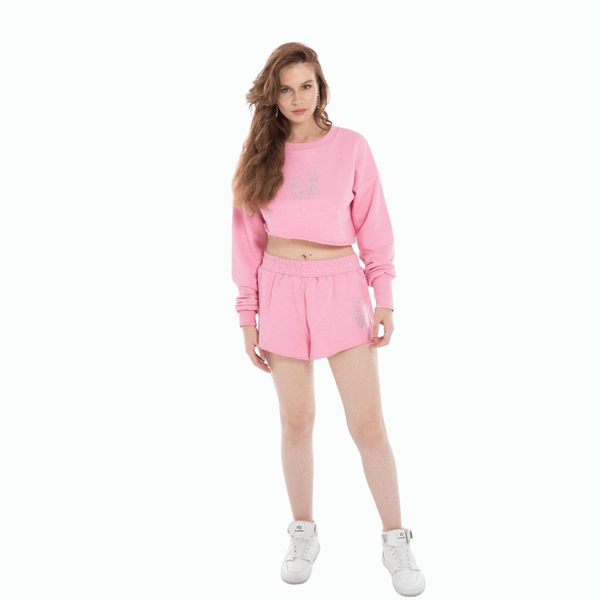 Cropped Sweat and Short Set – FM Signature Streetwear