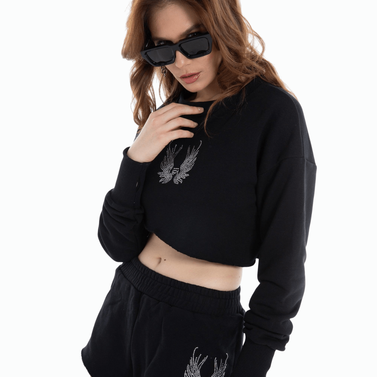 Cropped Sweat and Short Set – FM Signature Streetwear