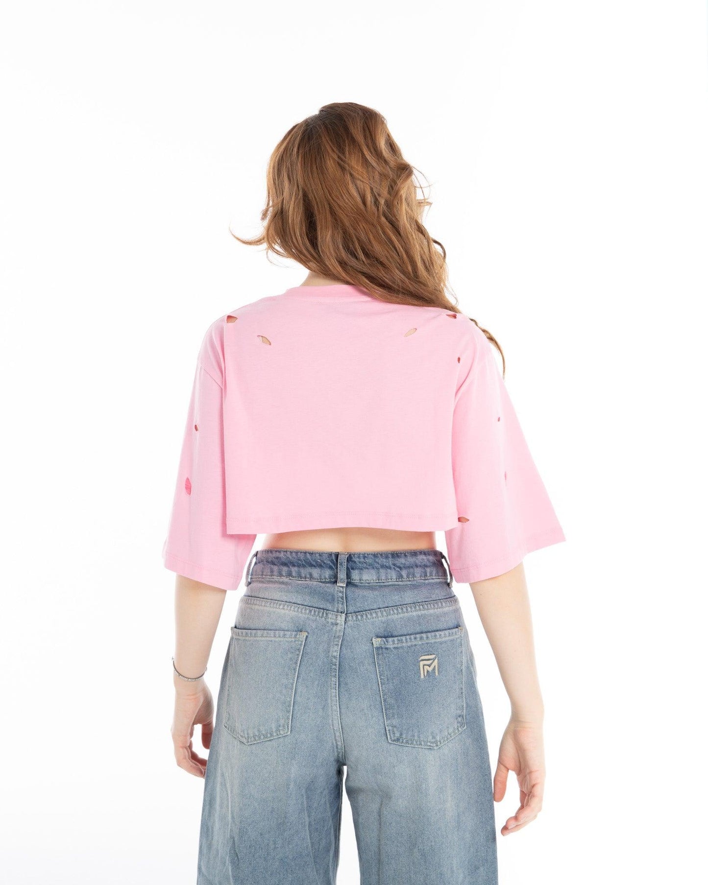 Women’s Cropped Torn Tank Top – FM Streetwear