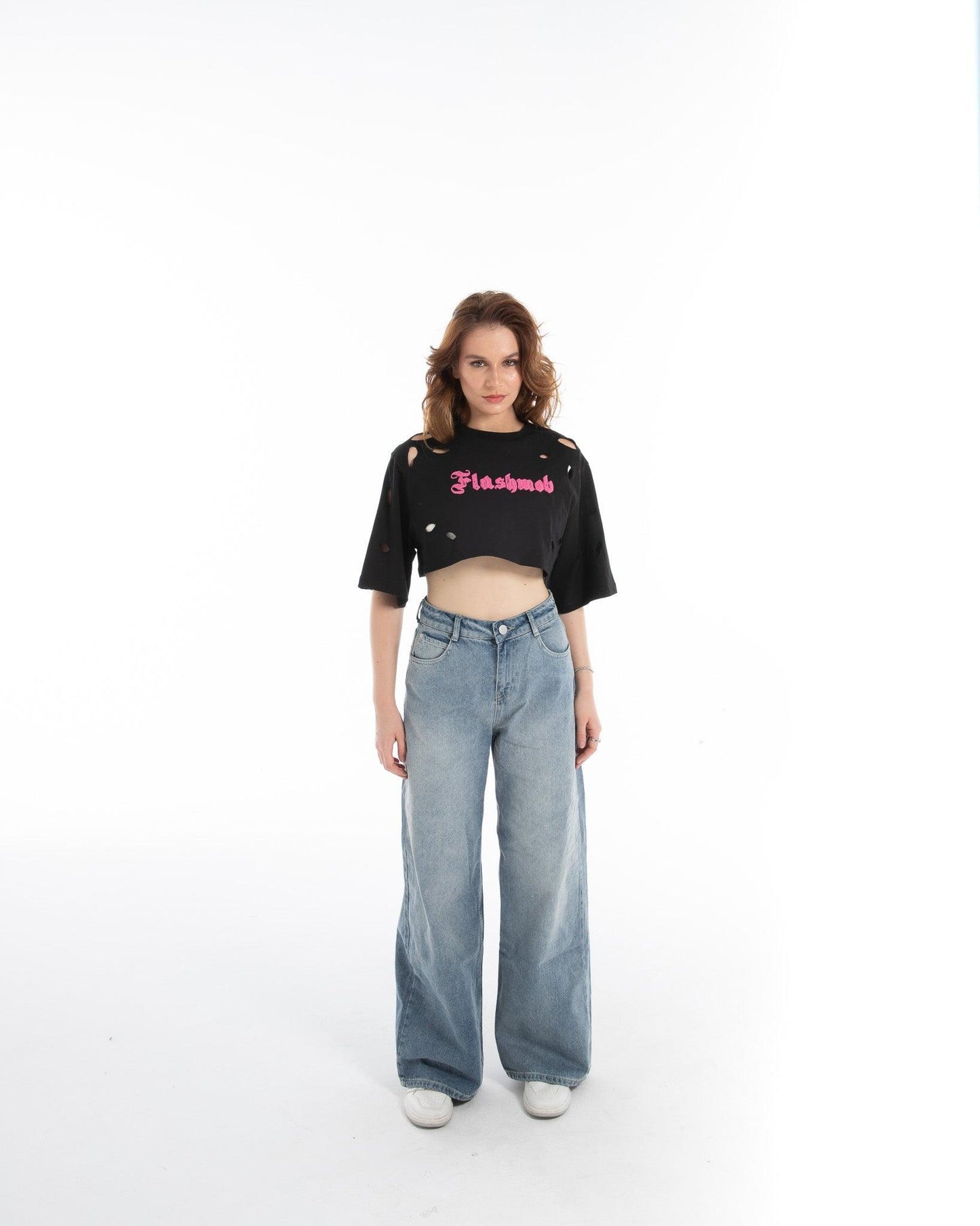 Women’s Cropped Torn Tank Top – FM Streetwear