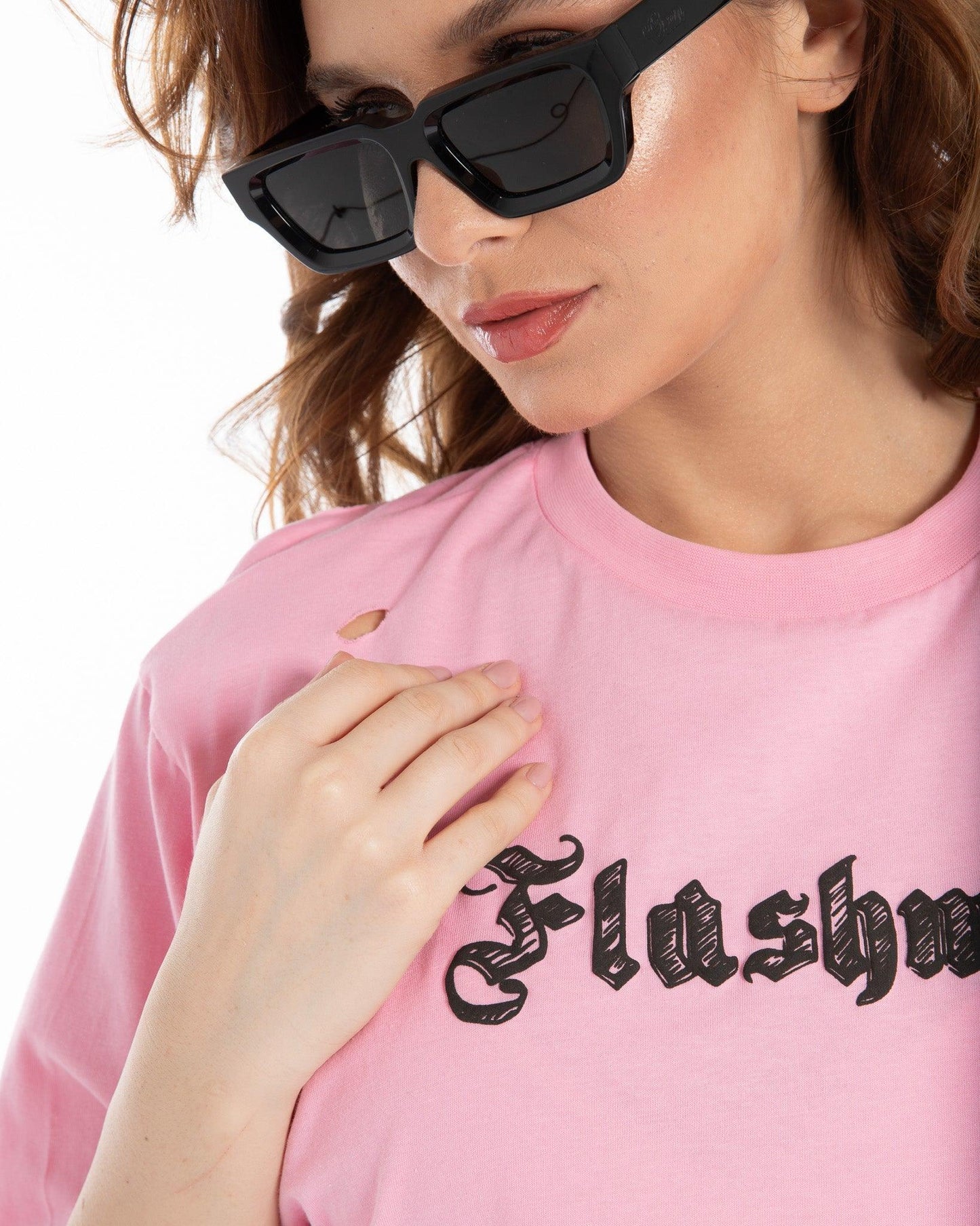 Women’s Cropped Torn Tank Top – FM Streetwear