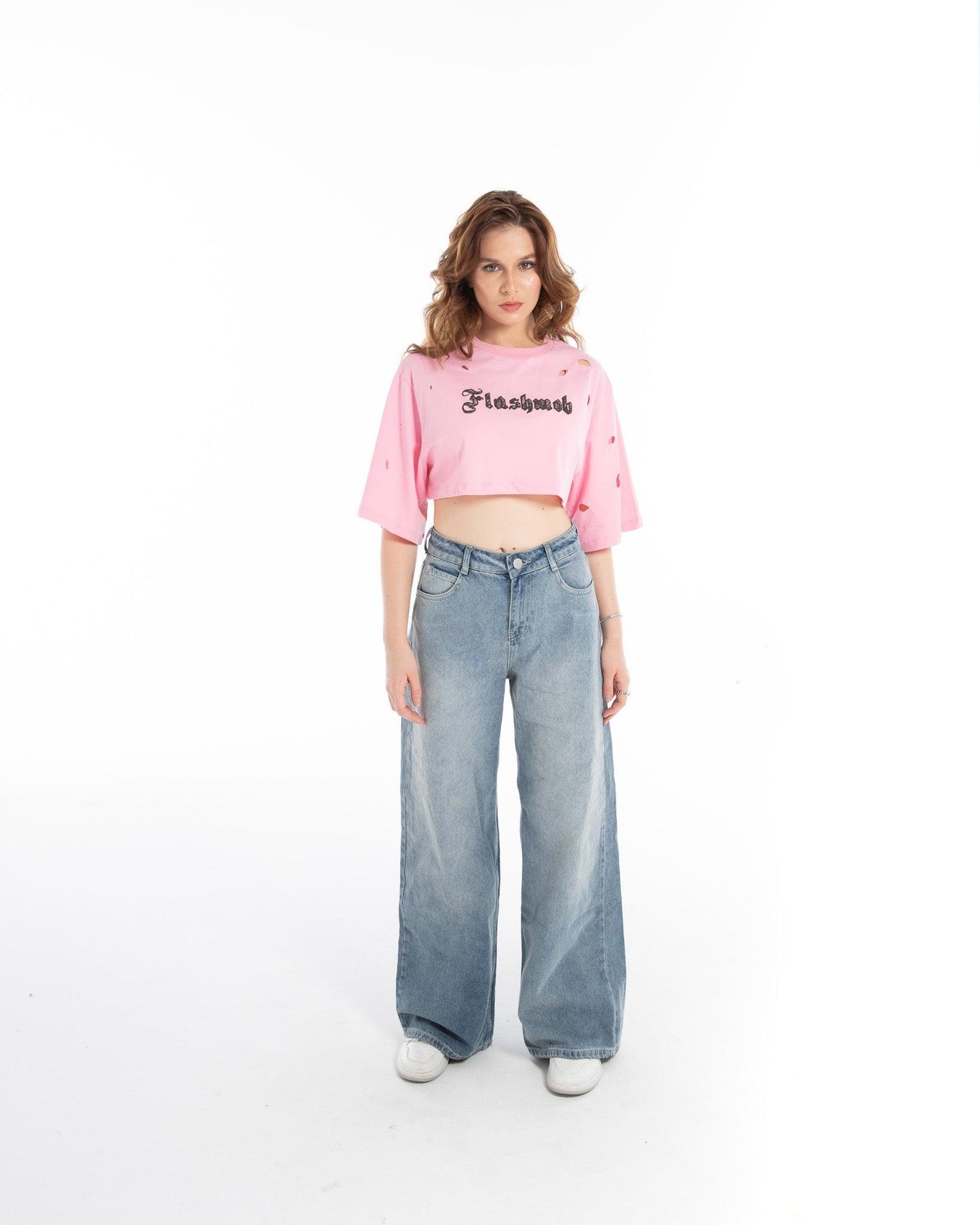 Women’s Cropped Torn Tank Top – FM Streetwear