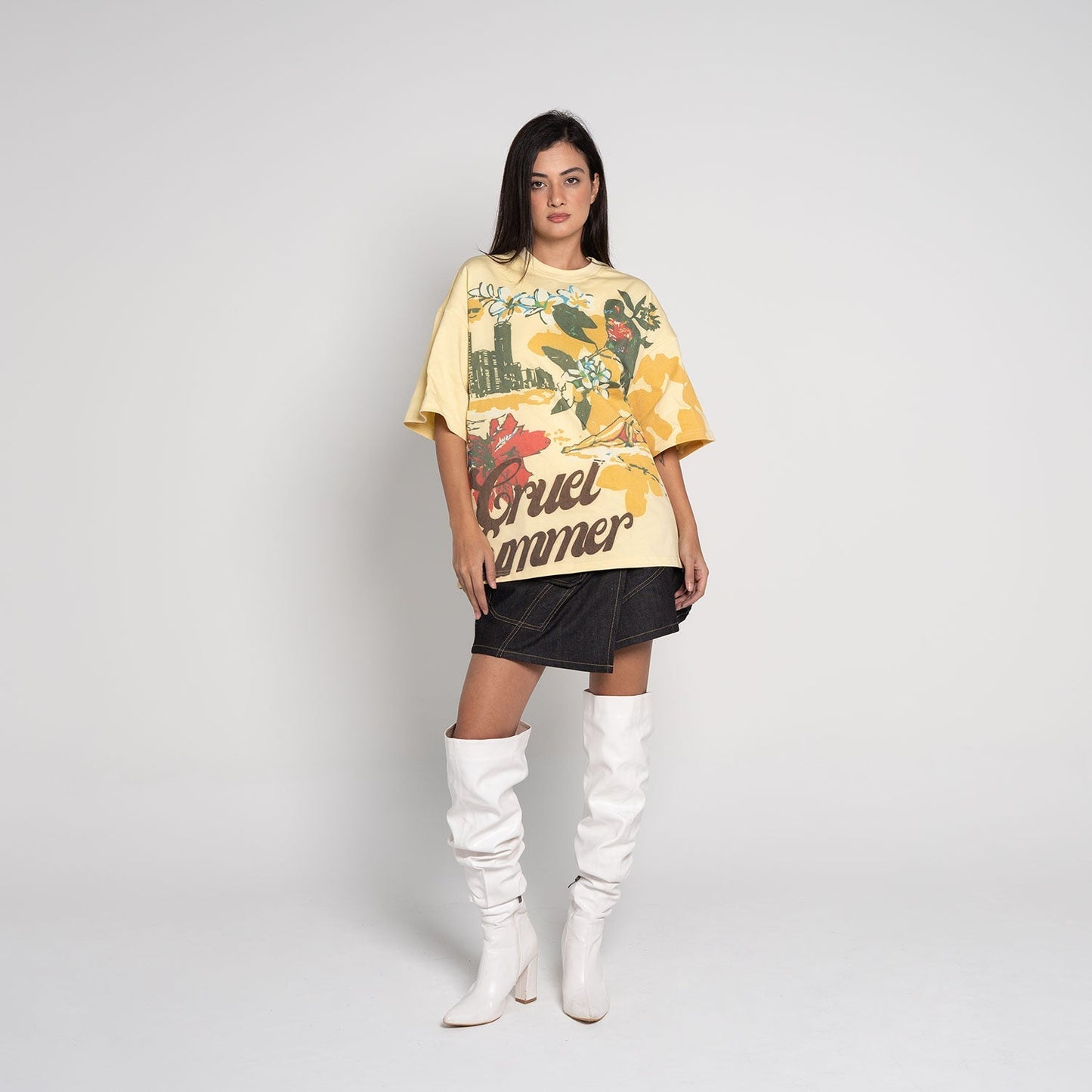 Cruel Summer Graphic T-Shirt – Sorbet Yellow