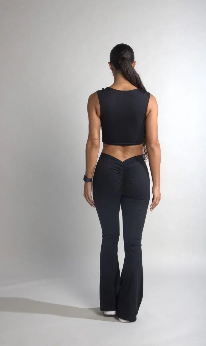Flare Leg Seamless Activewear Set for Women