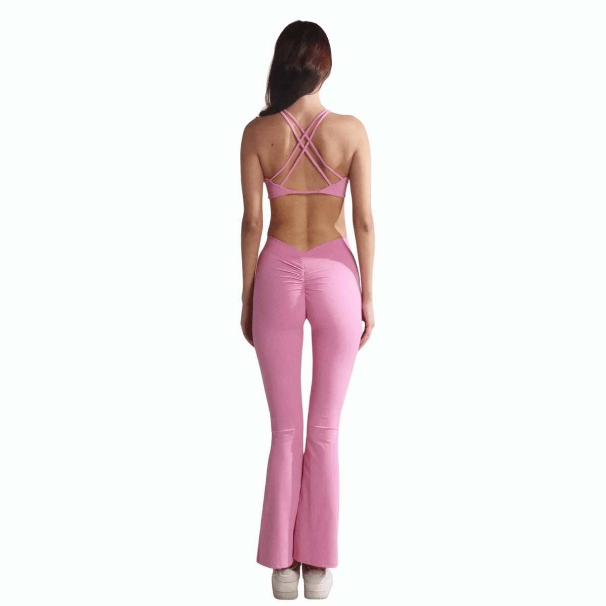 Flared Leg Seamless Activewear Set for Women