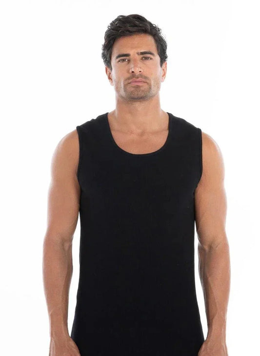Men’s Ribbed Sleeveless Tank Top – FM Streetwear