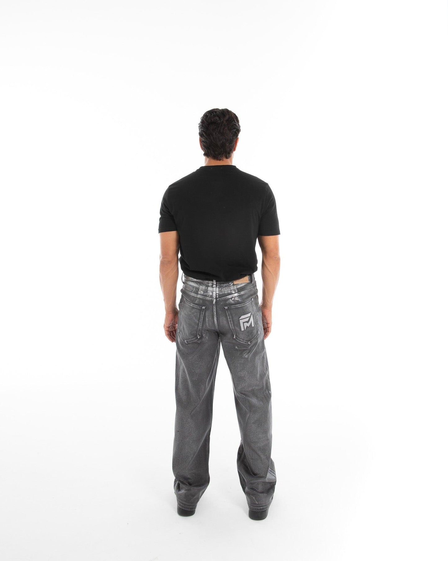 Women’s Metallic Silver Jeans – Flashmob Nation Streetwear