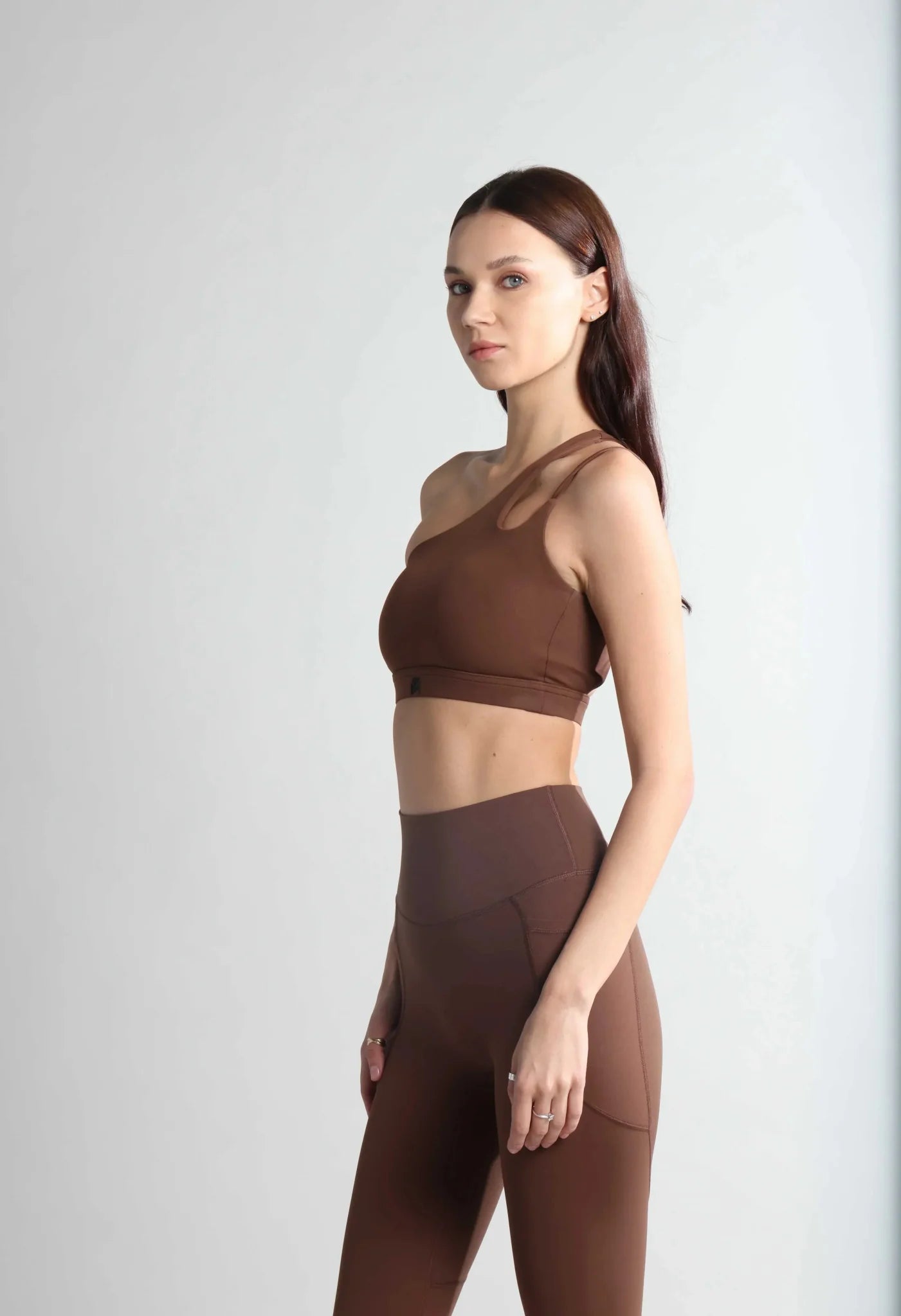 One-Shoulder Asymmetric Racer Top for Women